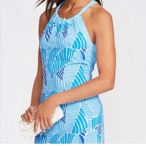 J McLaughlin Maria halter dress size M - Picture 1 of 8